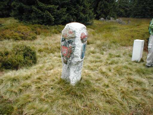 Historický hraniční patník Historický hraniční patník